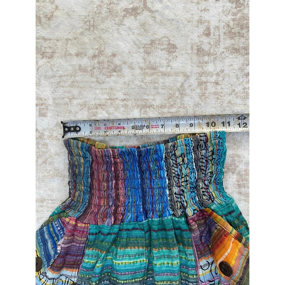 Vintage Colorful Harem Boho Gypsy Granola Pants - Picture 3 of 7
